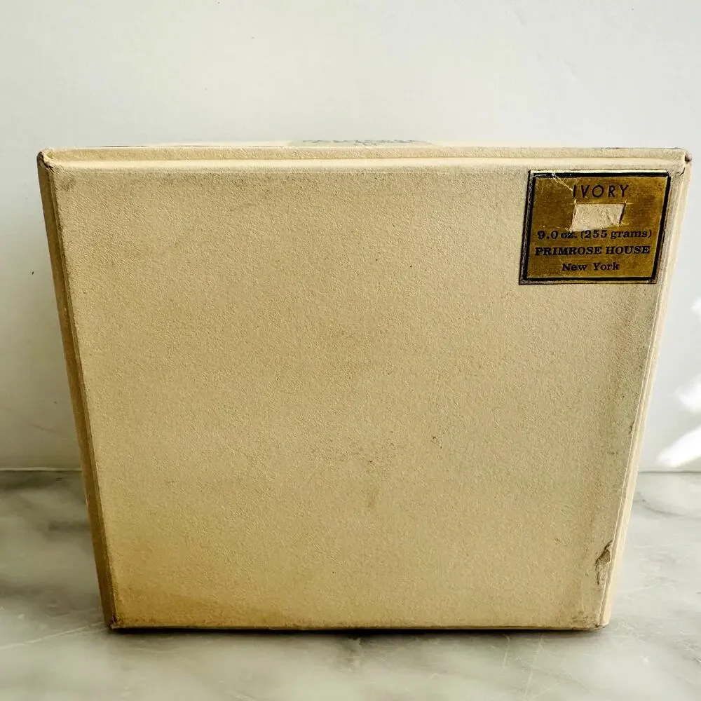Primrose House Chiffon Face Powder Ivory 1937 Vintage 9oz NEW Deco Box Collector